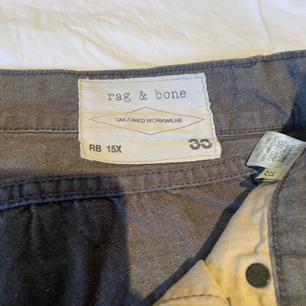 Rag & Bone button fly jean cut